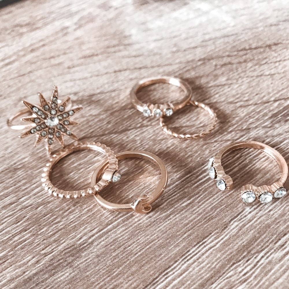 Boho ring set. - Picture 2 of 2